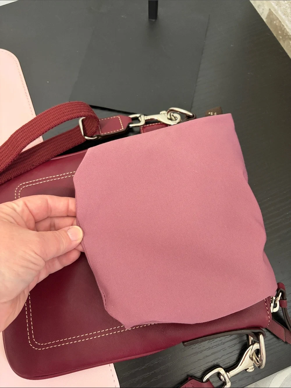Coach Hampton Vintage Burgandy Crossbody